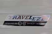Vintage 1963 Traveleze trailer has an awesome new Traveleze reproduction sticker on the side