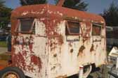 Rare and rusty 1936 Covered Wagon trailer is still very restorable