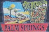 Rare Vintage Travel Decals from Palm Springs in the Desert in California