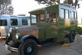 Front cab is integrated into the camper on a 1929 REO Camping Wagon truck based camper