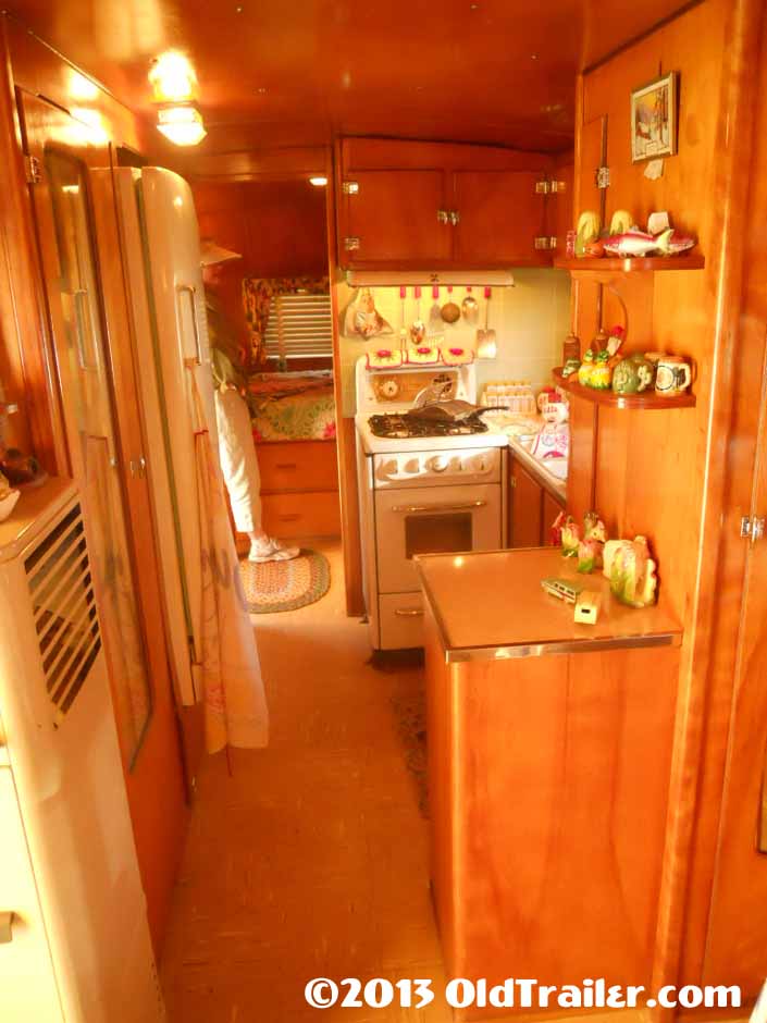 Restored 1951 Vagabond trailer has gorgeous interior cabinetry