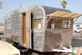Paint Removed From 1962 Vintage Shasta Airflyte Trailer: Huntington BeachCruisers Meet