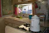 1968 Shasta Loflyte Trailer With Original Whitewashed Cabinets and Woodwork