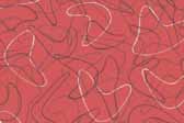 Formica boomerang laminate retro pattern sample chip for pattern Coral #6941-58
