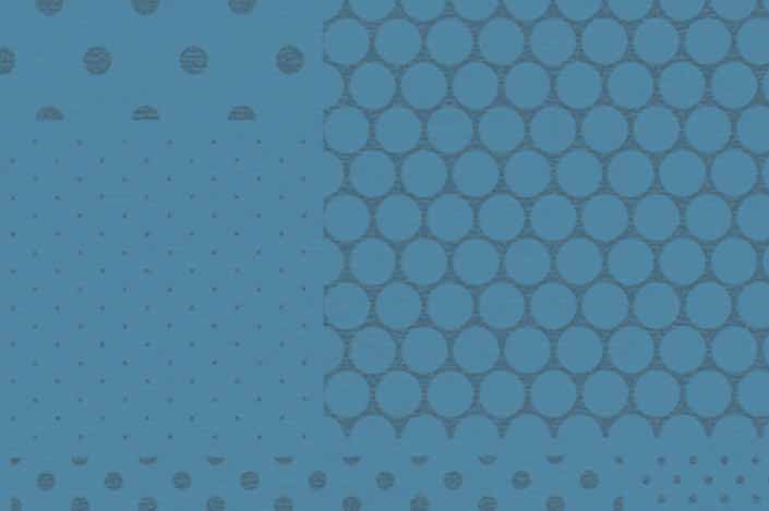 Retro formica laminate sample chip; Blueberry Halftone pattern #6618