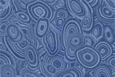 Formica Plastic Laminate retro pattern sample chip for pattern Blue Malachite #9495