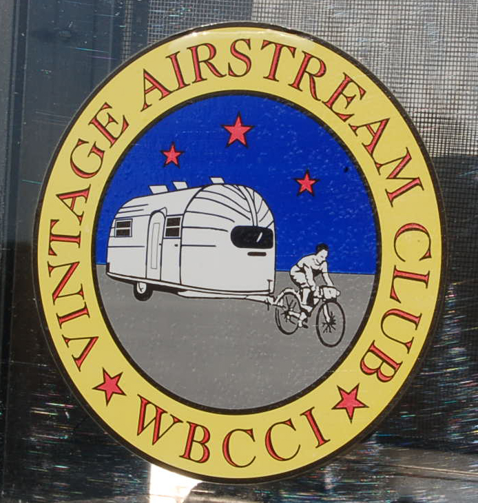 Classic Vintage Trailer Decal from the Vintage Airstream Club WBCCI 
