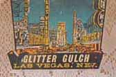 Las Vegas, Nevada Vintage Travel Decal with nickname: Glitter Gulch