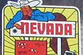 Vintage Travel Decal from Nevada features gambling theme and slogan: Nation's Playground