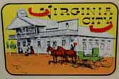 Unique Old West Style Vintage Travel Decal from Virginia City in Nevada