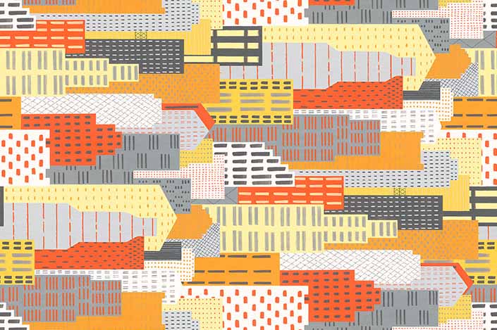 Retro wilson art laminate sample chip; design #Y0007