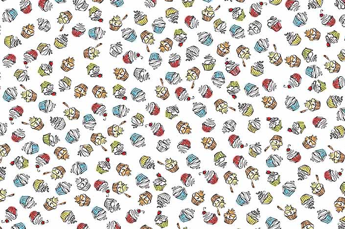 Retro wilson art laminate sample chip; design #Y0031