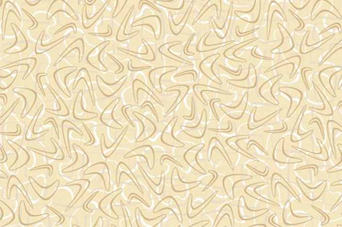 Retro wilsonart retro laminate boomerang sample chip for creme caramel; design #Y0406